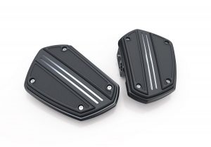 Twin Rail Floorboards With Adapter in Chrome or Black - Image 2