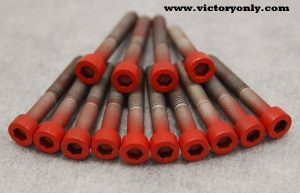 red Steel Candy Cam Cover Bolts Victory Motorcycle 100 106 Freedom Engines