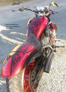 custom victory hammer motorcycle part accessory ben