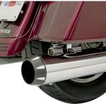 Optional end cap for Bassani 4" Mufflers Slash cut end caps can be rotated for different looks Made in the U.S.A.